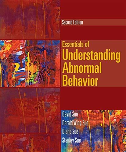 Essentials of Understanding Abnormal Behavior