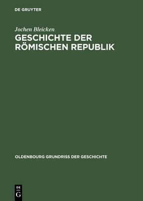 Geschichte Der R�mischen Republik