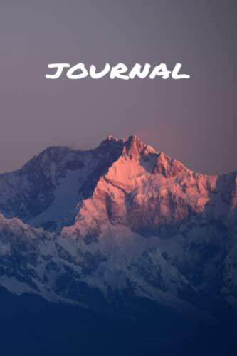 Daily Positivity and Reflection Journal - Inspirational Tool To Write Your Thoughts In - 50 Lined Pages - Great Gift For Men And Women - Mountain View Softcover