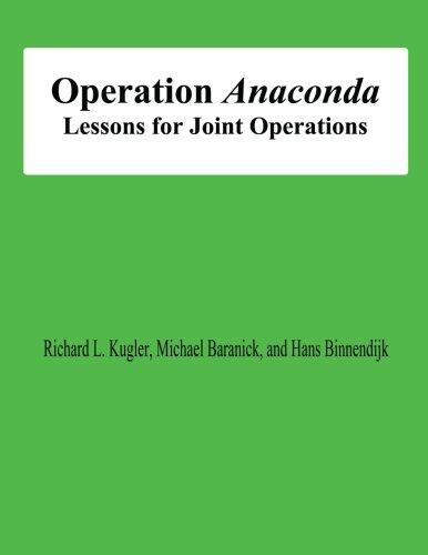 Operation Anaconda: Lessons for Joint Operations
