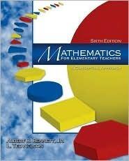 Mathematics for Elementary Teachers: A Conceptual Approach