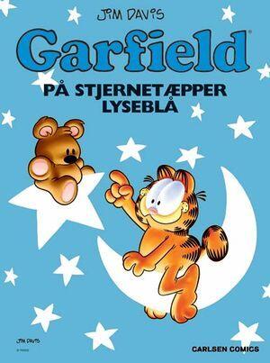 Garfield på stjernetæpper lyseblå