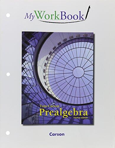 MyWorkBook for Prealgebra