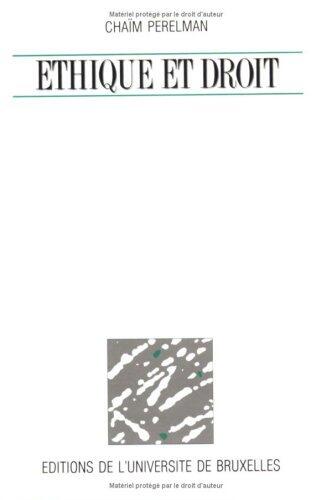 Éthique et Droit