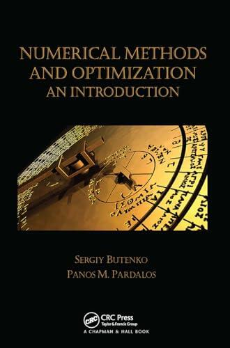 Numerical Methods and Optimization