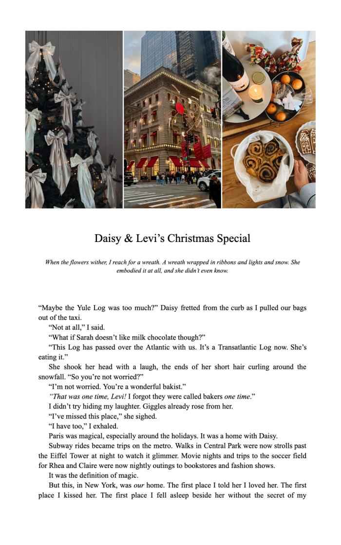 Daisy & Levi's Christmas Special