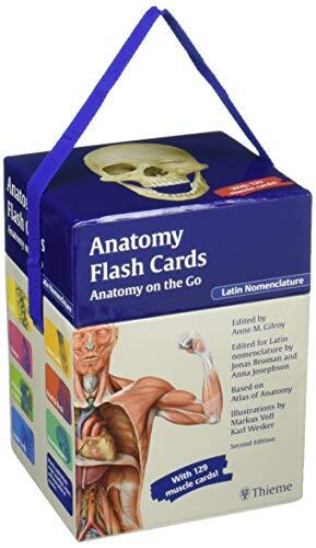Anatomy Flash Cards: Anatomy on the Go (Second Edition, Latin Nomenclature)