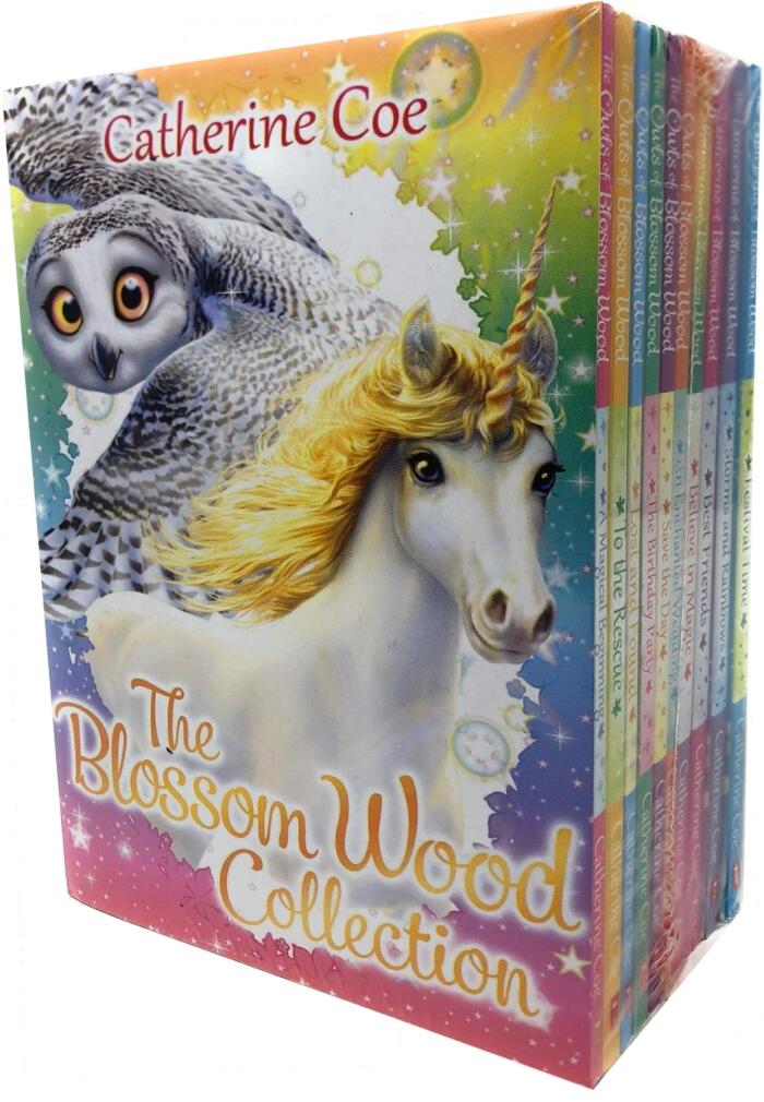 Blossom Wood Collection Owl and Unicorn 10 Books Set by Catherine Coe