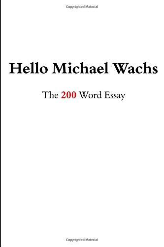 Hello Michael Wachs