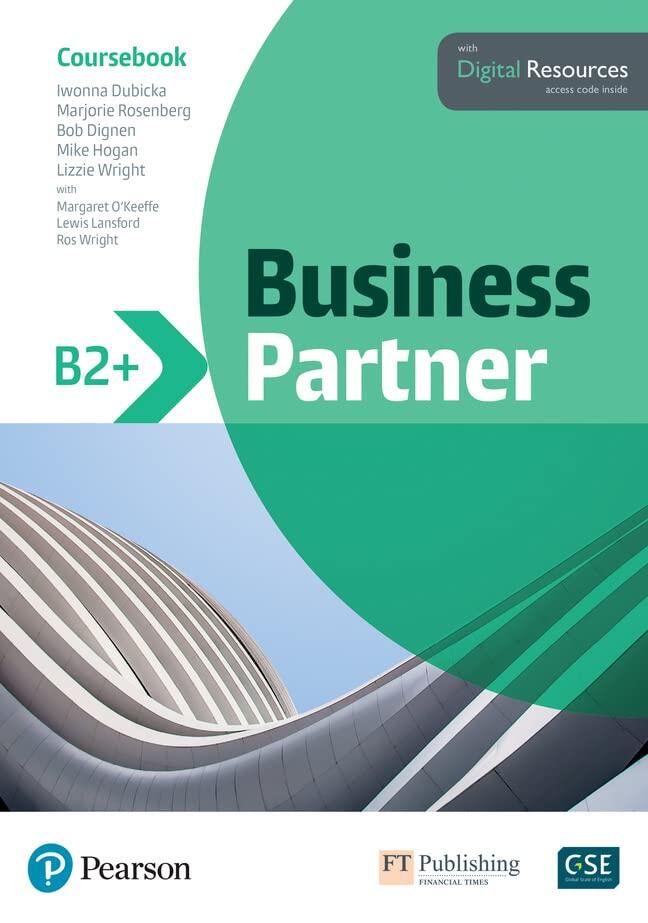 Business Partner B2 Coursebook and Basic MyEnglishLab Pack