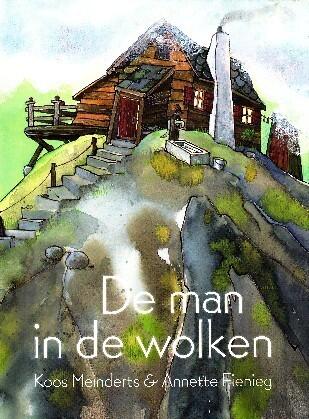 De man in de wolken