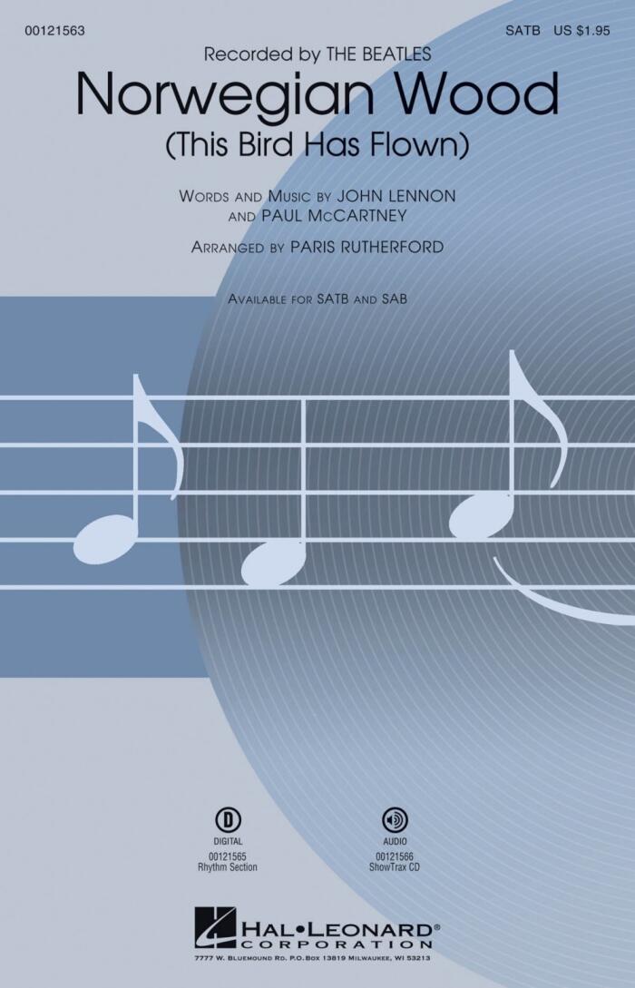 Hal Leonard Norwegian Wood (This Bird Has Flown) ShowTrax CD by Beatles Arranged by Paris Rutherford
