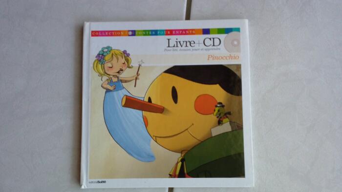 Pinocchio, livre+CD pour lire, écouter et apprendre
