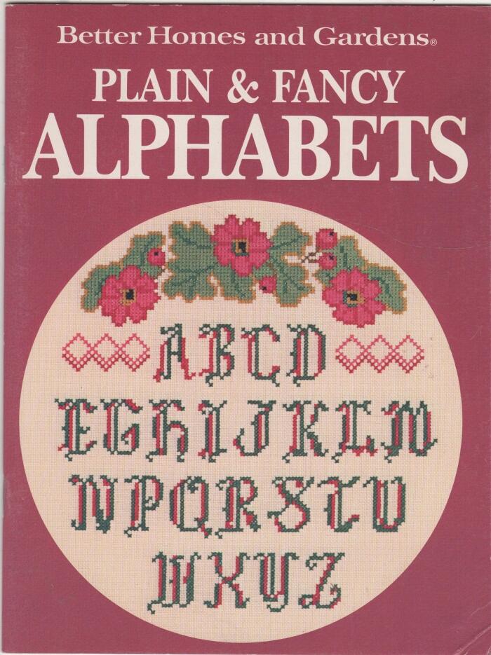 Better Homes and Gardens Plain and Fancy Alphabets