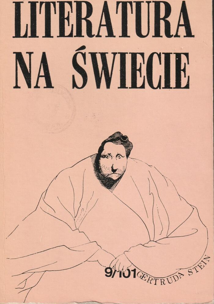 Literatura na Świecie: Gertruda Stein, 9/1979