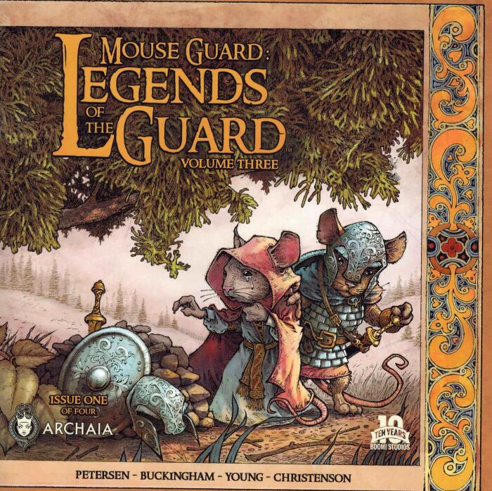 Mouse Guard Legends of the Guard Vol. 3 issues