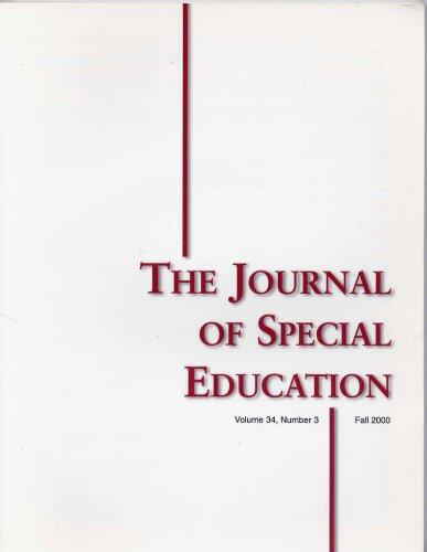 The Journal of Special Education