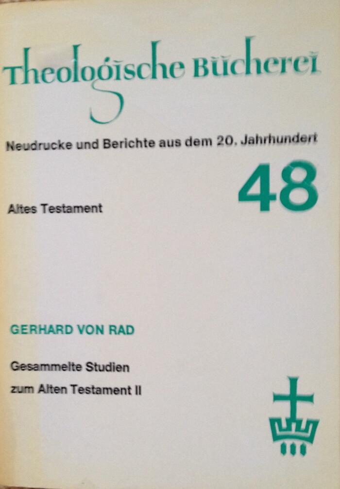 Gesammelte Studien zum Alten Testament