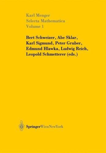 Selecta Mathematica: Volume 1