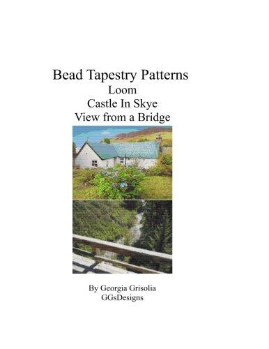 Bead Tapestry patterns loom castle in skye view from a bridge