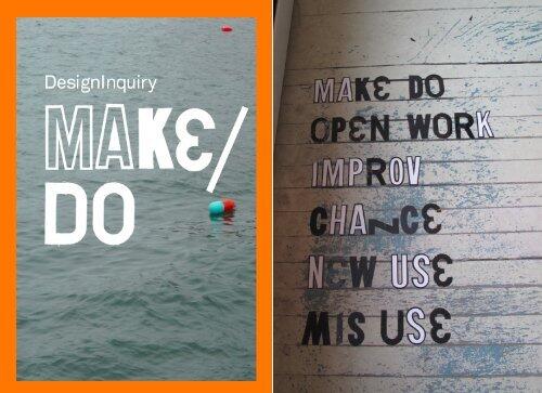 DesignInquiry Make/Do