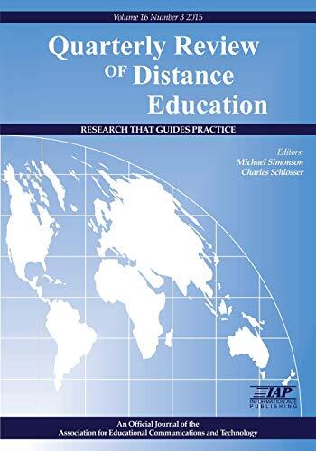 Quarterly Review of Distance Education: Volume 16 #3