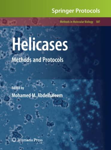Helicases: Methods and Protocols