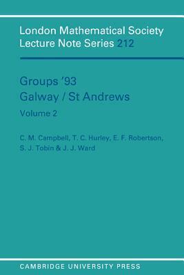 Groups '93 Galway/St Andrews: Volume 2