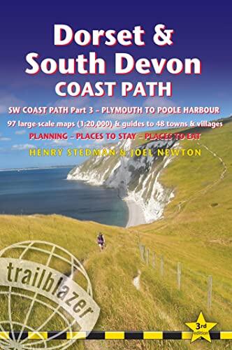 Dorset & South Devon Coast Path: (SW Coast Path Part 3) - Includes 97 Large-Scale Walking Maps & Guides to 48 Towns and Villages - Planning, Places to ... Eat - Plymouth to Poole Harbour
