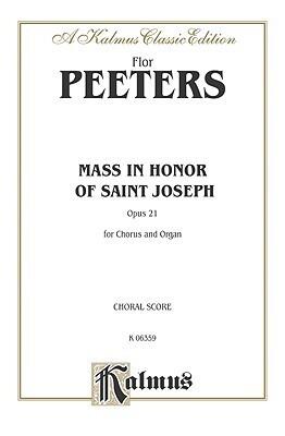 Mass in Honor of Saint Joseph, Op. 21: SATB (Latin Language Edition) (Kalmus Edition)