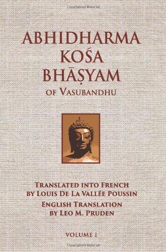 Abhidharmakosabhasyam Vol. I
