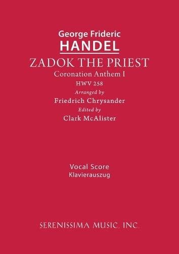 Zadok the Priest, HWV 258: Vocal score