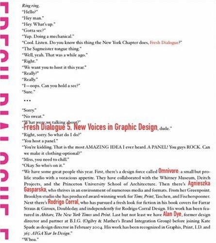 Fresh Dialogue 5: New Voices in Graphic Design