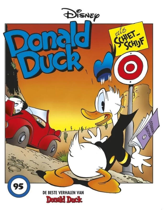 Donald Duck als schietschijf