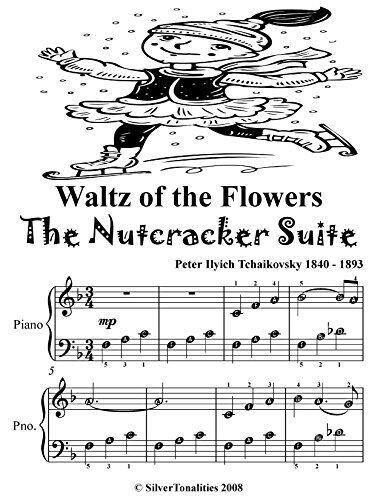 Waltz of the Flowers the Nutcracker Suite Easy Piano Sheet Music Tadpole Edition