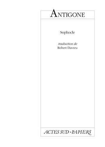 Antigone (Actes Sud-Papiers)