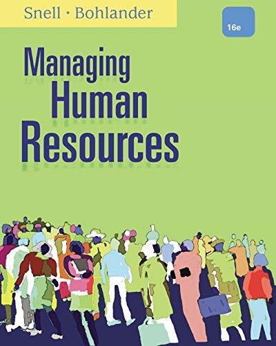 Managing Human Resources [with Aplia 1-Term Access Code]