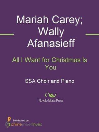 All I Want for Christmas Is You Sheet Music