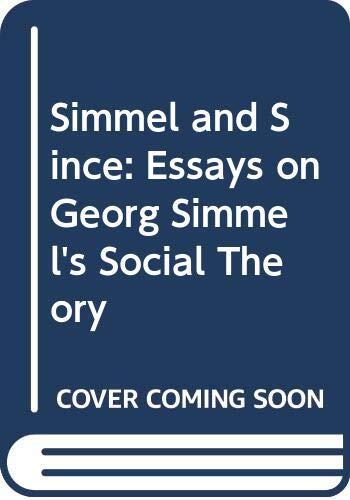 Simmel and Since