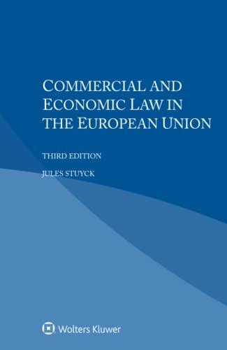Commercial and Economic Law in the European Union