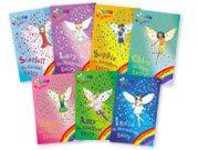 Complete Rainbow Magic Jewel Fairies Box Set 1-7 & FAIRY NECKLACE (India the Moonstone Fairy, Scarlett the Garnet Fairy, Emily the Emerald Fairy, Chloe the Topaz Fairy, Amy the Amethyst Fairy, Sophie the Sapphire Fairy, and Lucy the Diamond Fairy) (Rai...