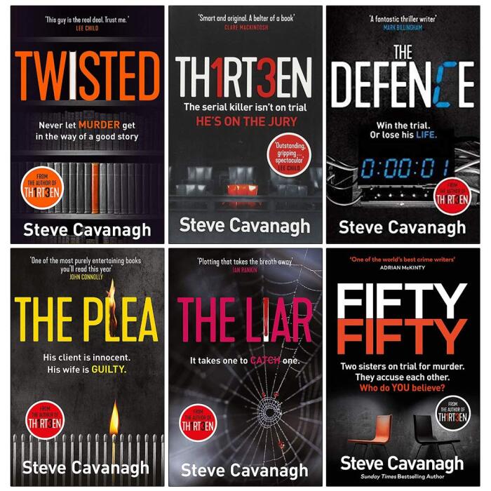 Eddie Flynn Series 6 Books Collection Set By Steve Cavanagh