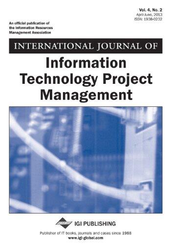 International Journal of Information Technology Project Management, Vol. 4, No. 2