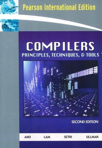 Compilers: Principles, Techniques, and Tools