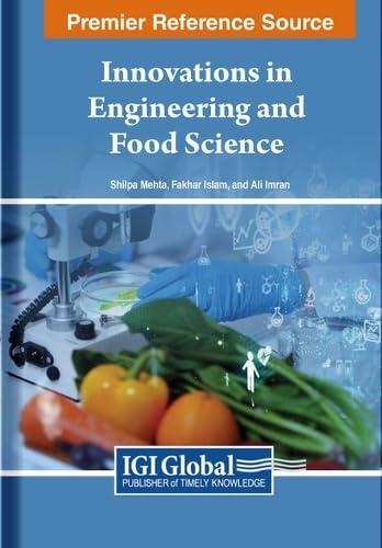 Innovations in Engineering and Food Science