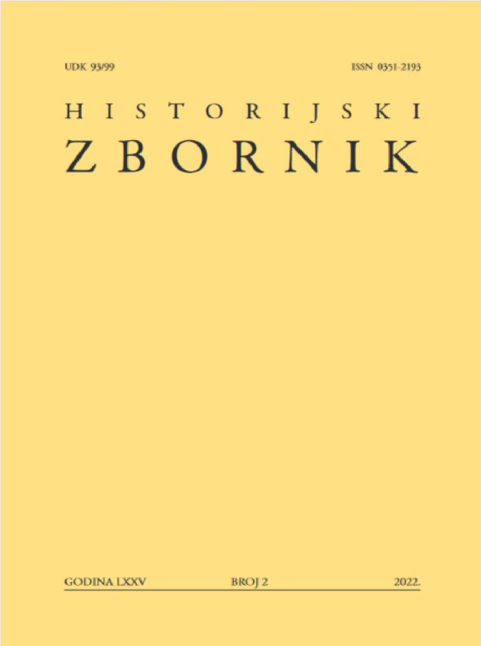 Historijski zbornik, Vol. 75 No. 2, 2022.