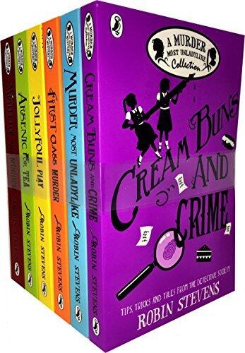 Robin Stevens A Murder Most Unladylike Mystery Collection 6 Books Bundle With Gift Journal (Arsenic For Tea, First Class Murder, Jolly Foul Play, Murder Most Unladylike, Mistletoe and Murder..