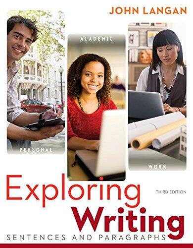 Exploring Writing: Sentences & Paragraphs w/ Connect Writing 3.0 Access Card