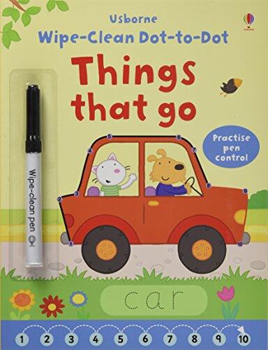 Wipe-Clean Dot-to-Dot - Things That Go
