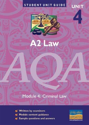 AQA Law - A2 Module 4